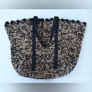 Large Woven Seagrass Tote Bag